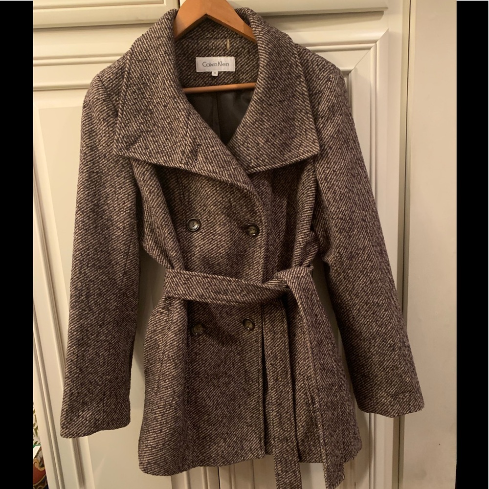 Like new Calvin Klein Wool Coat Size 10